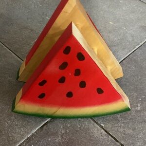 Watermelon Slice Wooden Decor